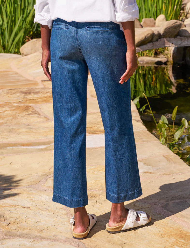 WESTPORT Wide Leg Washed Denim in 1984