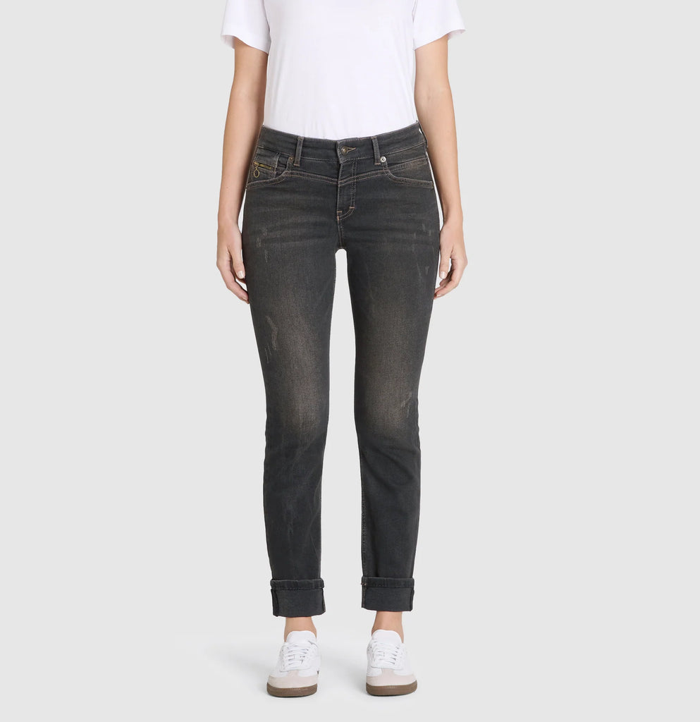 RICH SLIM Jeans in Fancy Brown Black