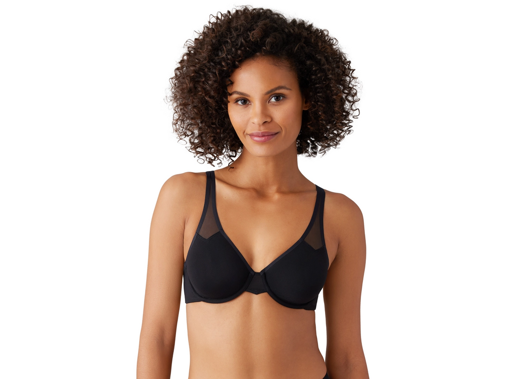 WINDOWS/BODY Seamless Underwire Bra in Black