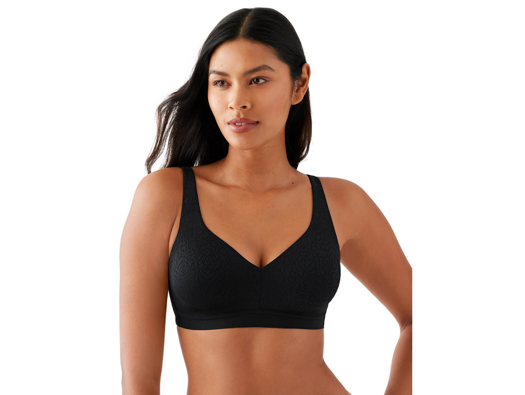 INSIDE JOB Wireless Unlined Bra in Black