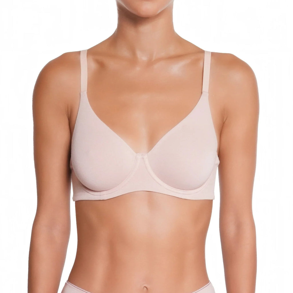 Organic Cotton Underwire Bra in Blush