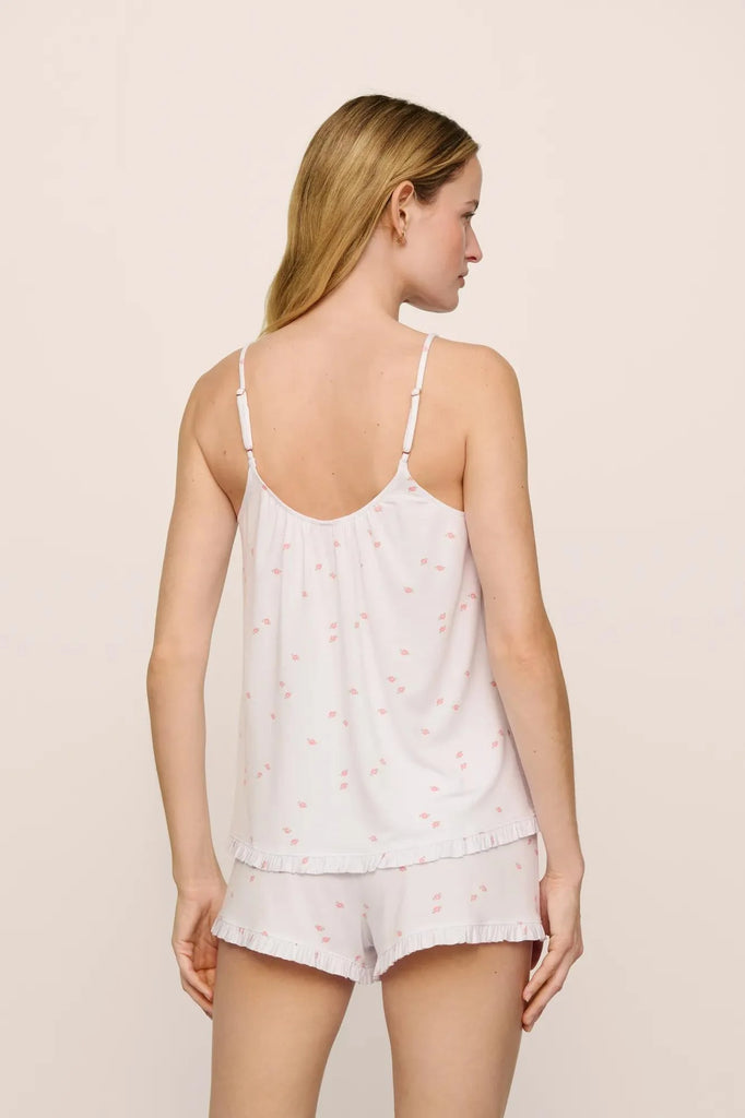 GISELE Cami & Short Set in Summer Daisy White