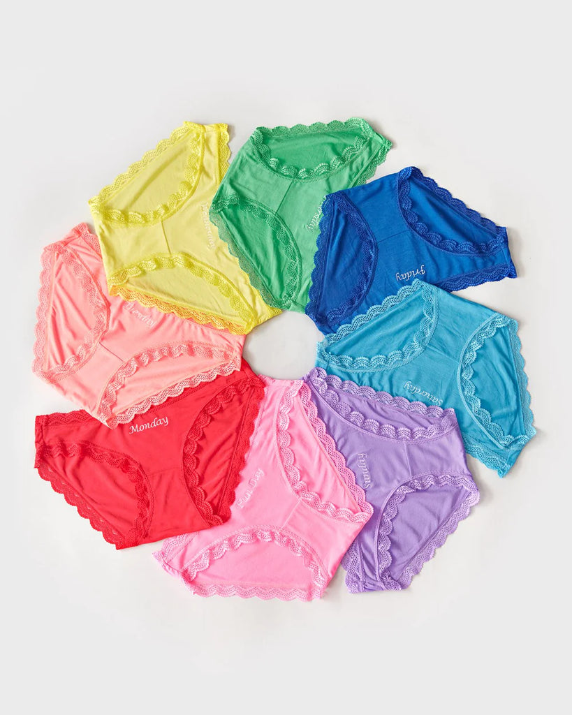 DAYS OF THE WEEK Panties Gift Box - 8 Pack