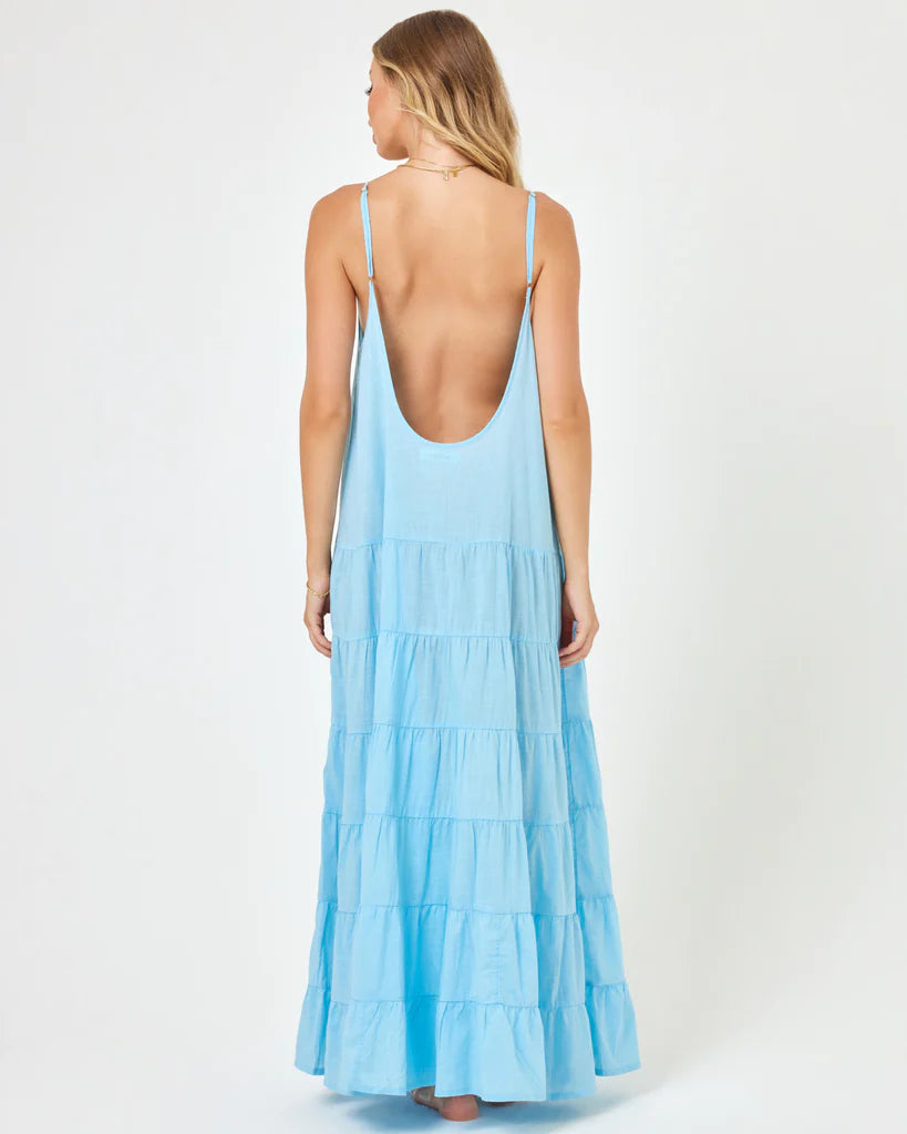 GOLDIE Cover Up Dress in Sky Blue