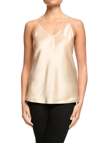 STELLA Silk Cami in Shell Vintage