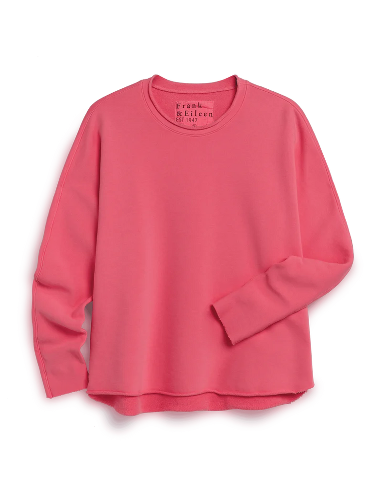 ANNA Triple Fleece Long Sleeve Capelet in Passion Fruit