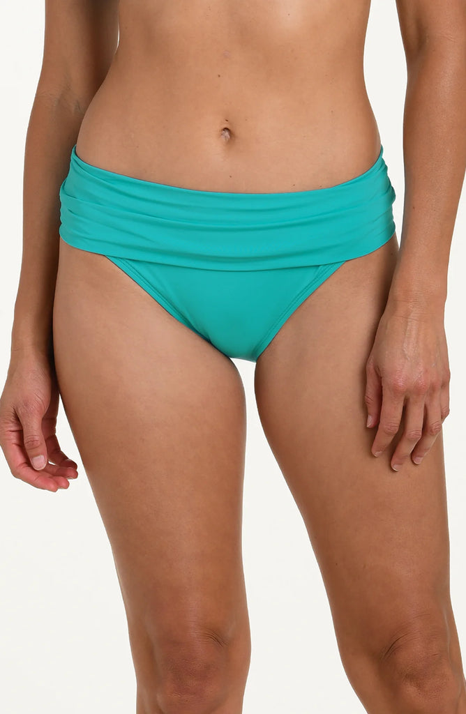 ISLAND GODDESS Halter & Hipster Tankini in Calypso