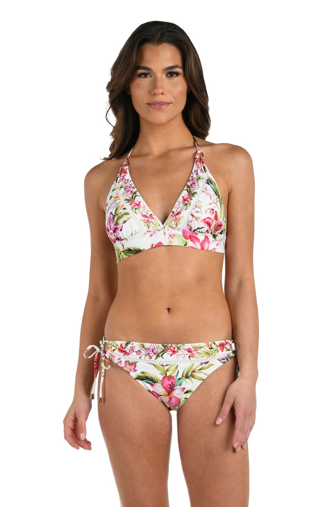 POLYNESIAN PARADISE Triangle Halter Bikini in Multi
