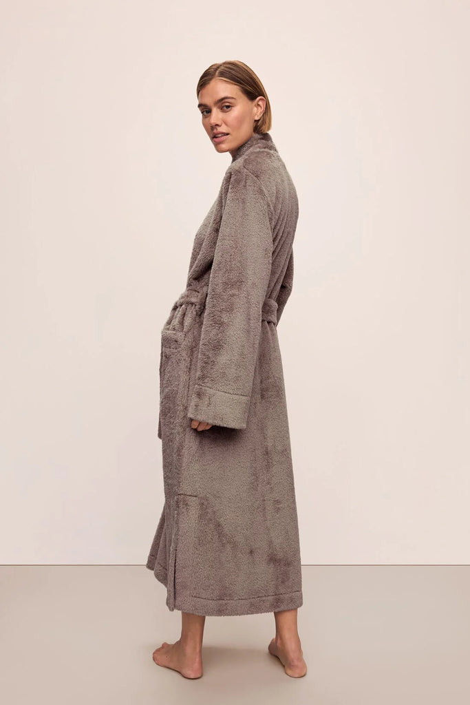 RENEW Plush Long Robe in Toffee