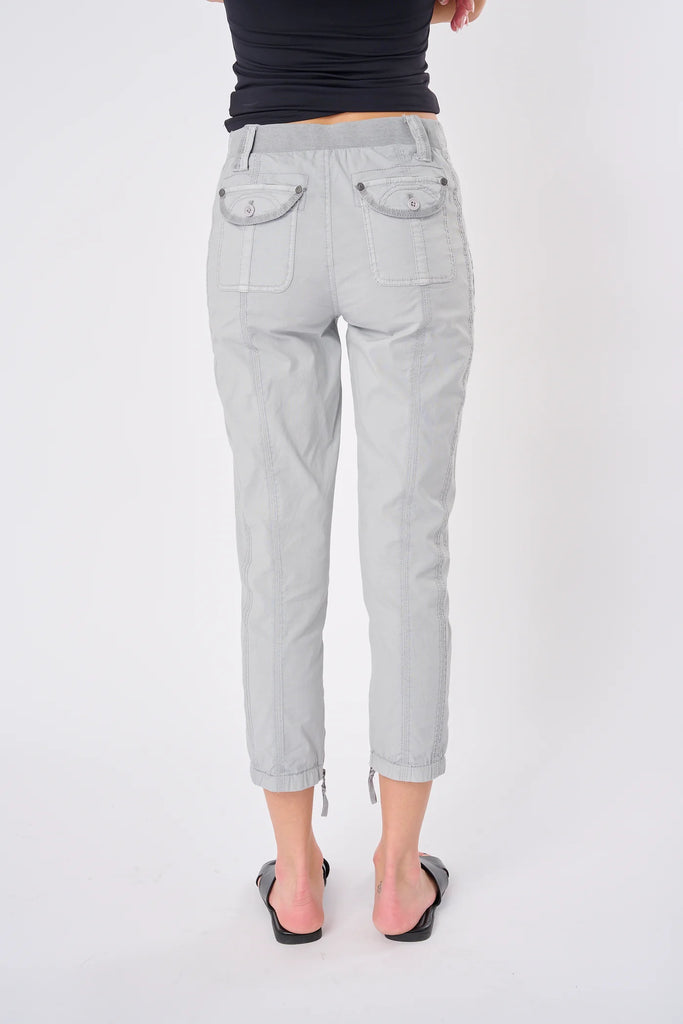 JOHNNY Stretch Poplin Pants in Basalt