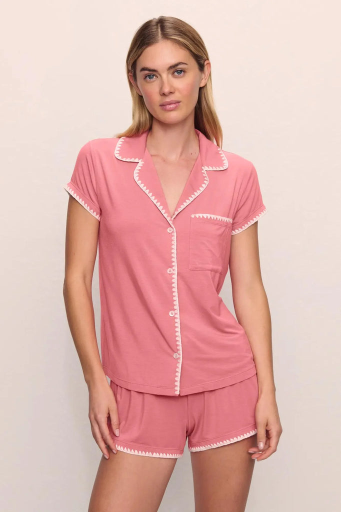 FRIDA Short PJ Set in Sunkissed Coral
