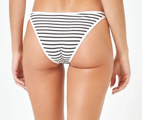 ASPEN & SUZI Classic Triangle Bikini in Sail Along Stripe