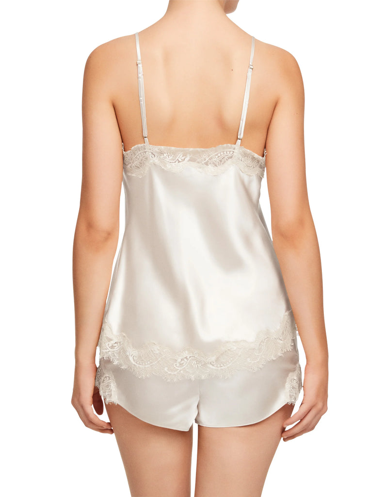 SCARLETT Silk Cami & Short Set in Ivory