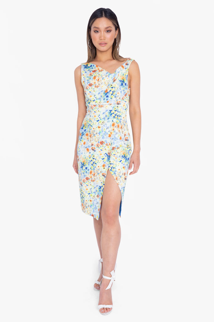 BRIDGET Sheath Dress in Botanic Breeze