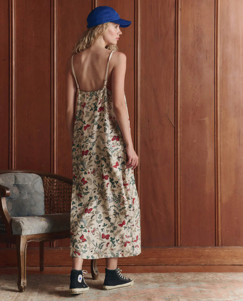SUNDRIFT Silk Slip Dress in Floating Butterfly – Christina's Luxuries