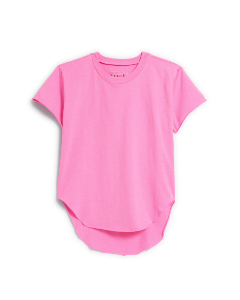 THEO Perfect Tee Heritage Jersey in Pink Lemonade