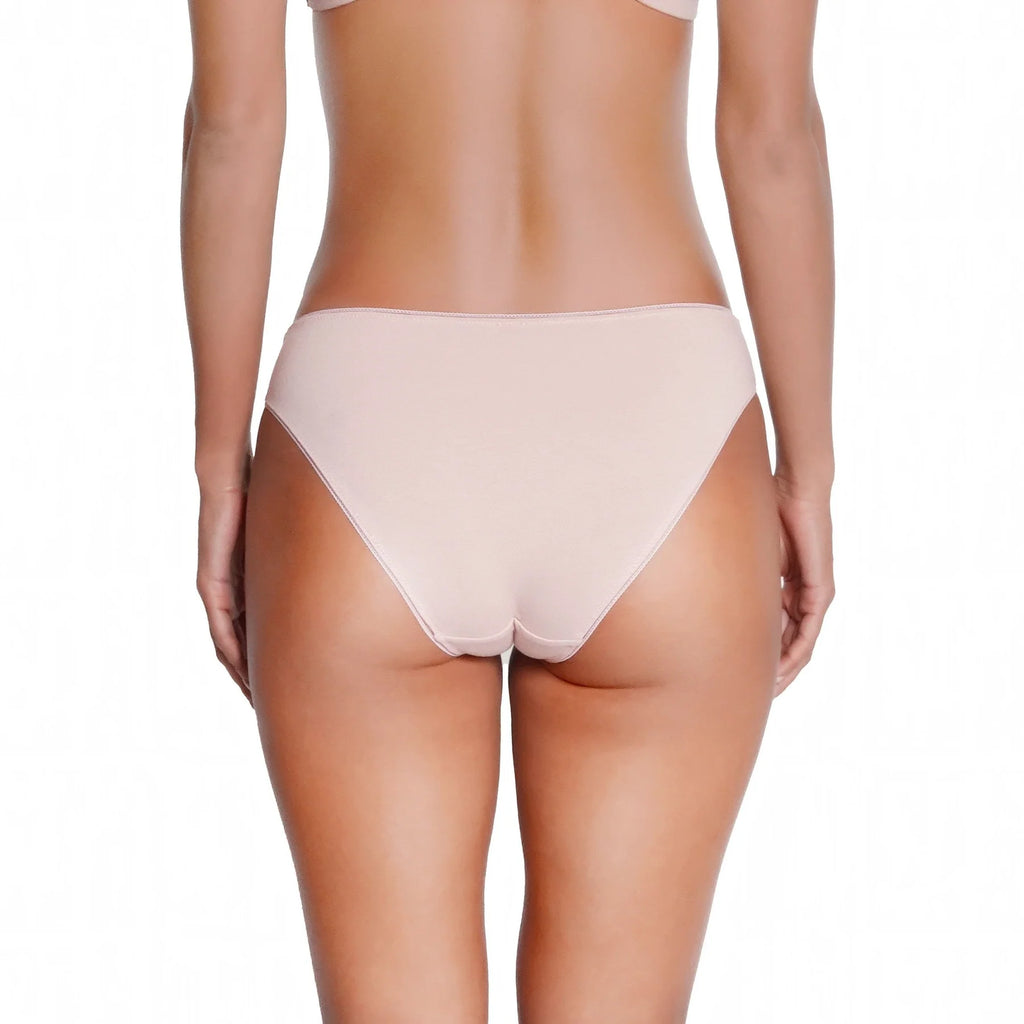 Organic Cotton Bikini in Blush