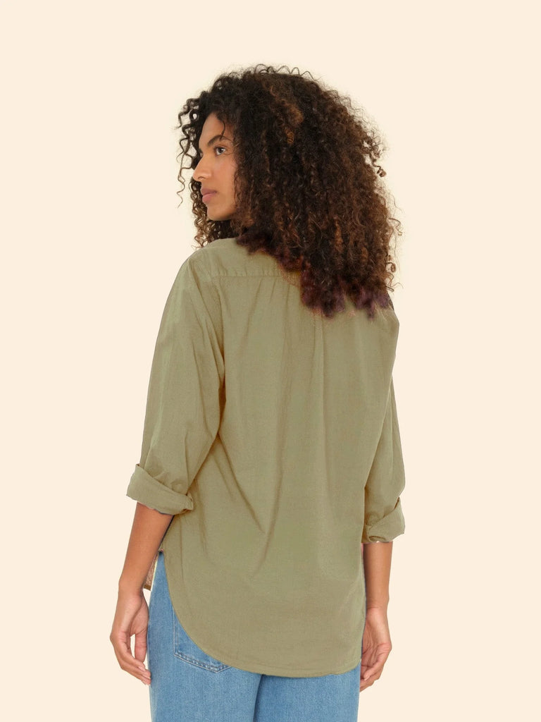 BEAU Long Sleeve Shirt in Dark Seagrass