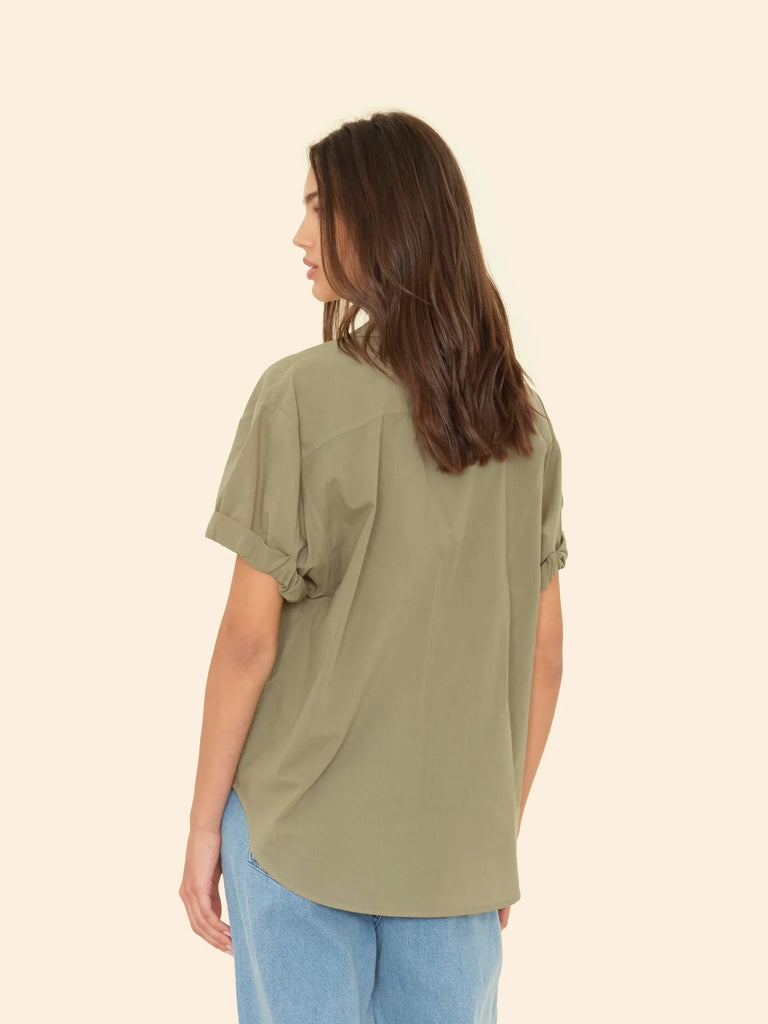 CHANNING Short Sleeve Shirt in Dark Seagrass