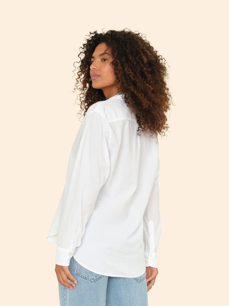 BEAU Long Sleeve Shirt in White