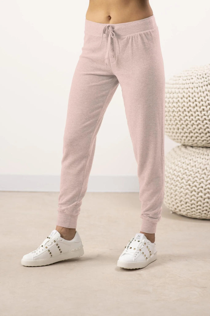 COZY Crew & Joggers PJ Set in Rosewater