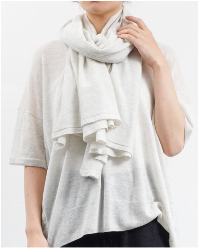 Cashmere Scarf in Light Grey