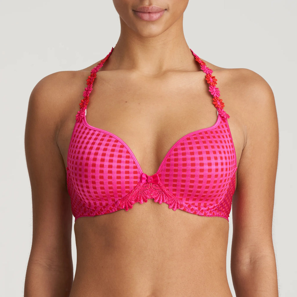 AVERO Padded Bra in Electric Pink