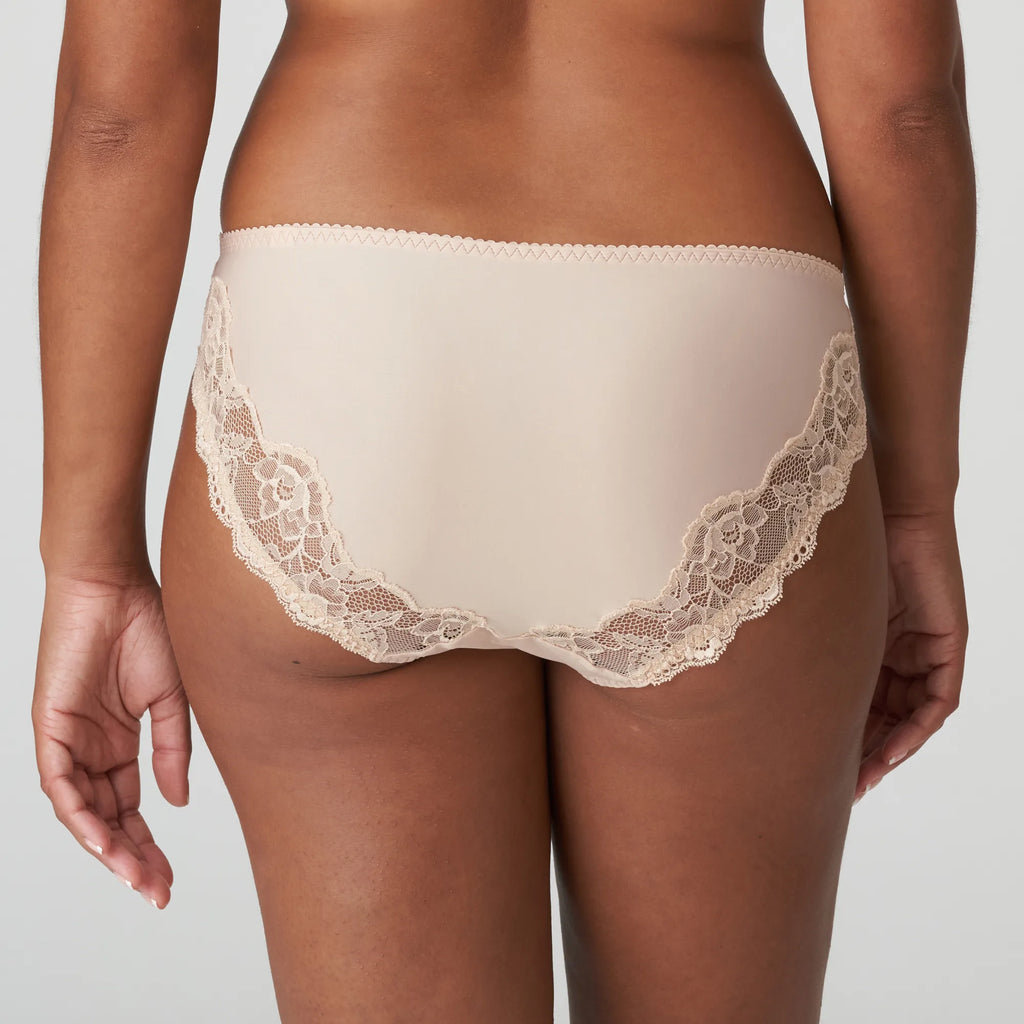 MADISON Lace Trimmed Rio Briefs in Cafe