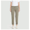 TURN UP Slim Chino in Mud Green