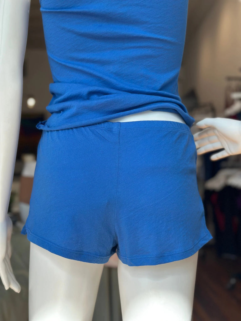 Organic Cotton Cami & Boxer Set in French Blue