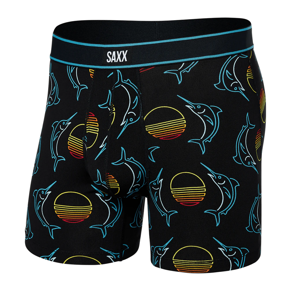 DAYTRIPPER Boxer Brief w/ Fly in Sunset Crest Black