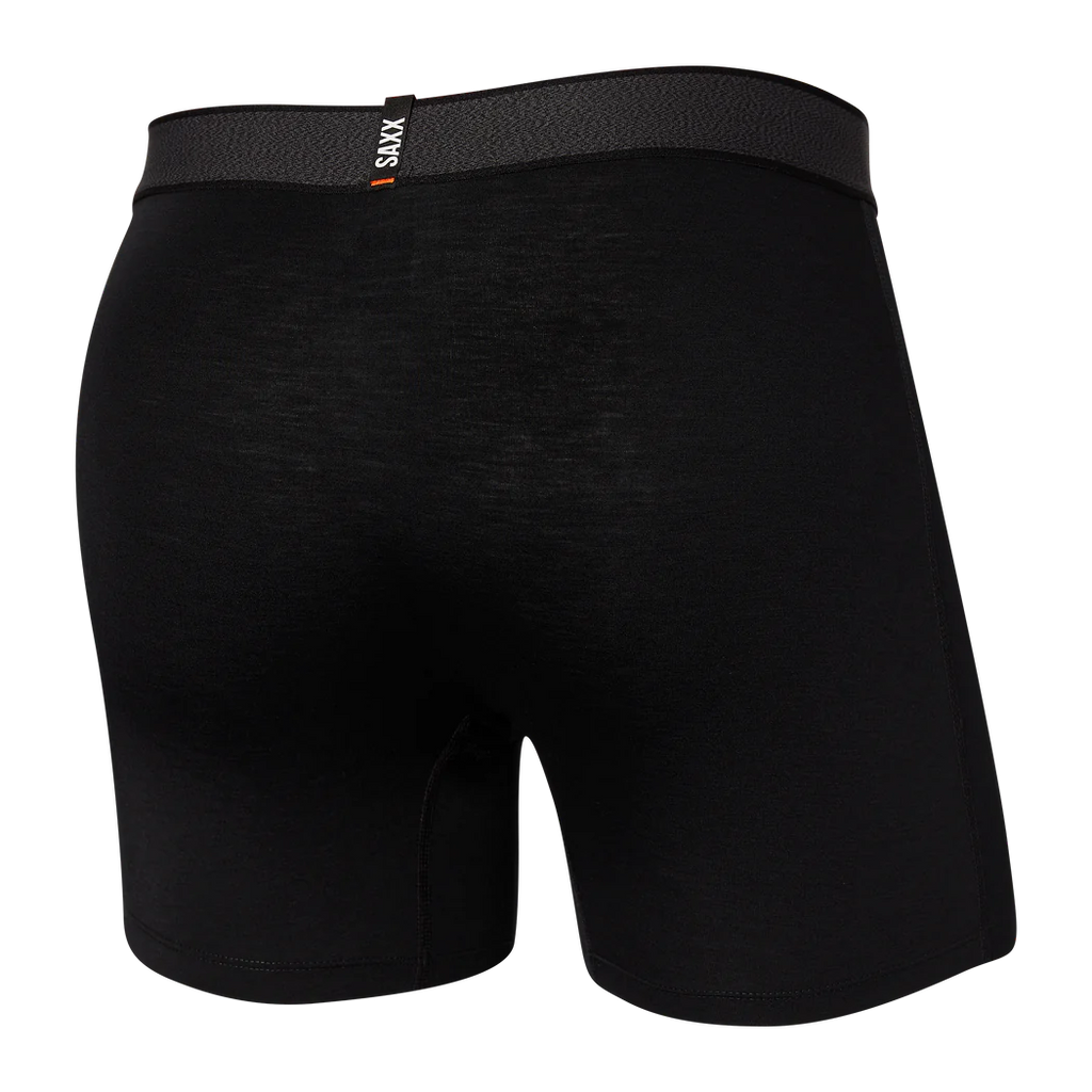 ROAST MASTER Mid-Weight Base Layer Boxer Brief in Black