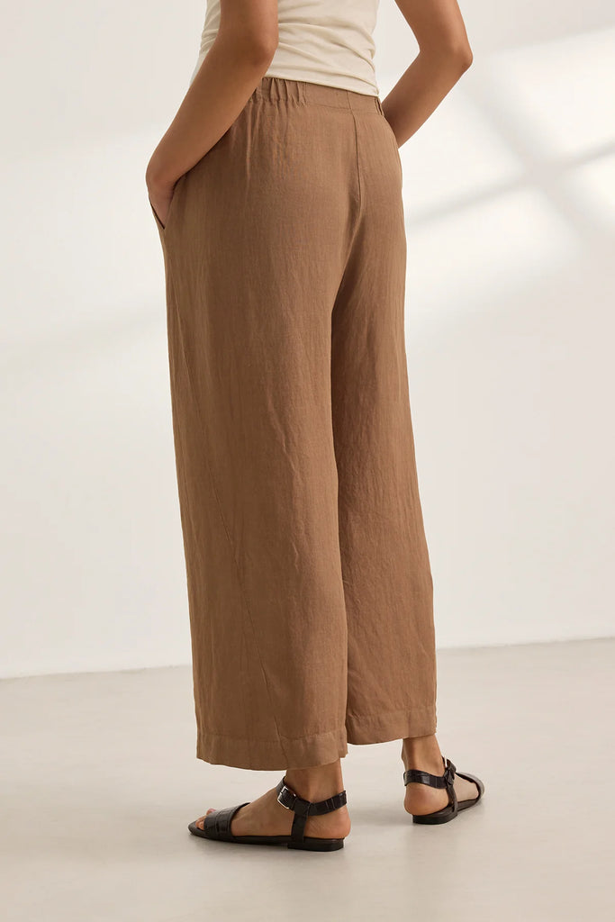 LOLA Linen Pants in Bark