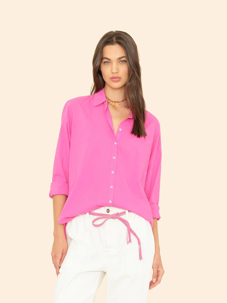 BEAU Long Sleeve Shirt in Pink Thorn