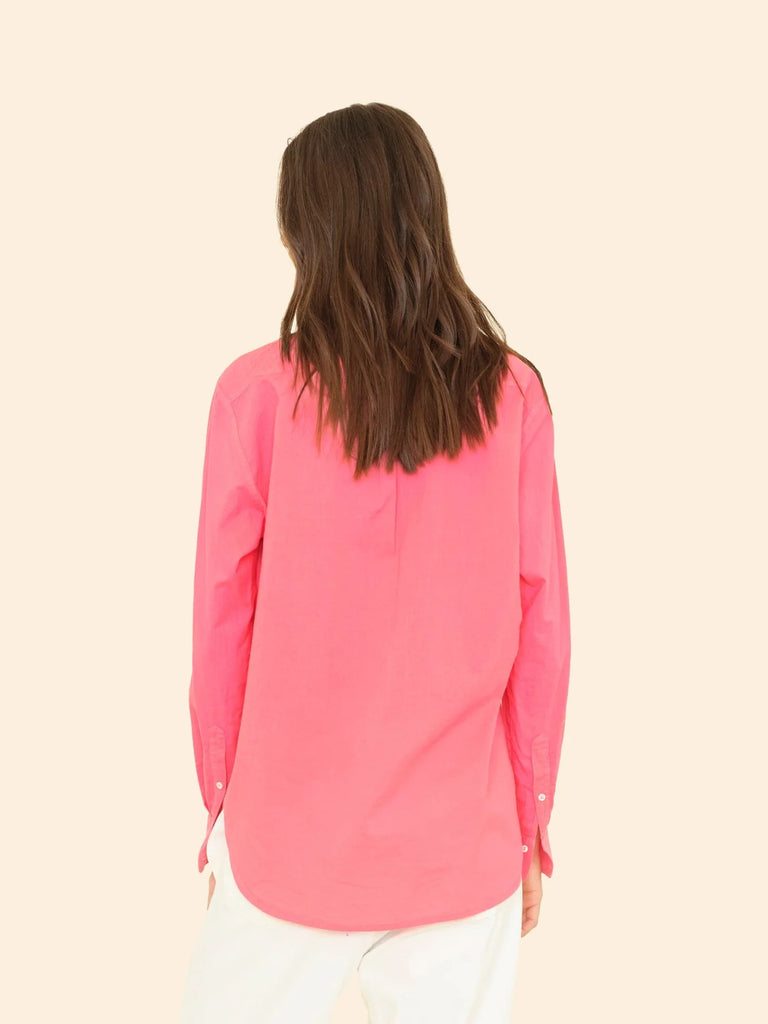 BEAU Long Sleeve Shirt in Sun Kiss Coral