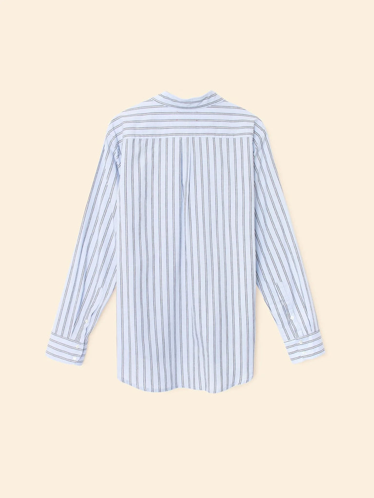 BEAU Long Sleeve Shirt in Cascade Stripe