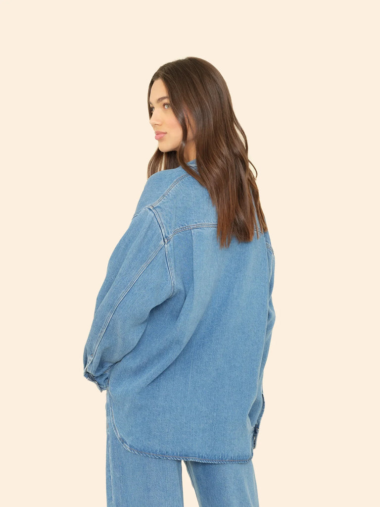 GIA Denim Shirt in Voyage Blue