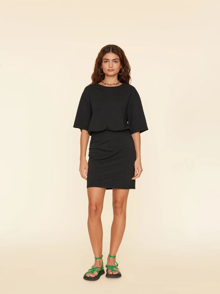 LEXA T-Shirt Dress in Black