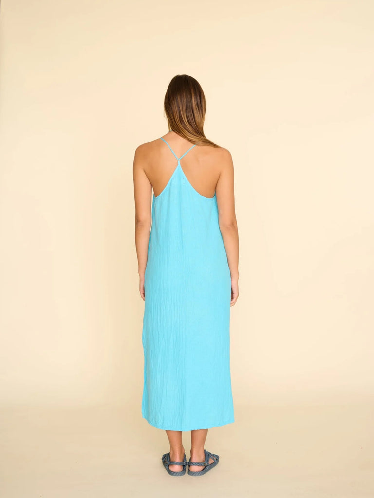 TALIA Racerback Maxi Dress in Sea Star