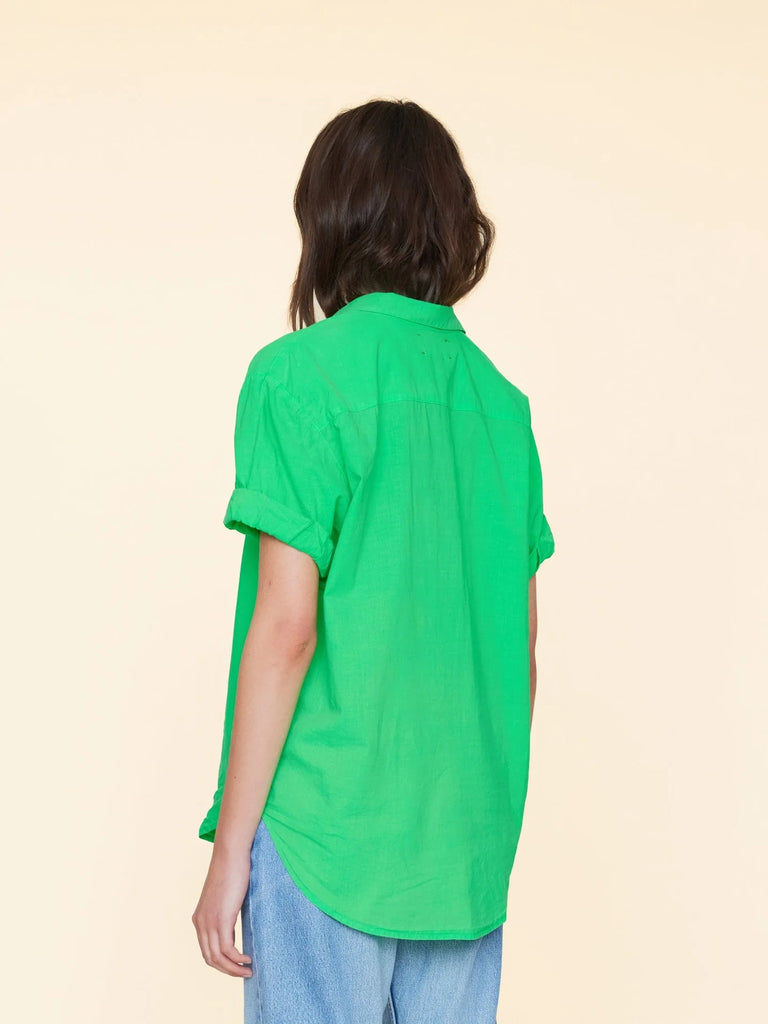 CHANNING Short Sleeve Shirt in Green Glow