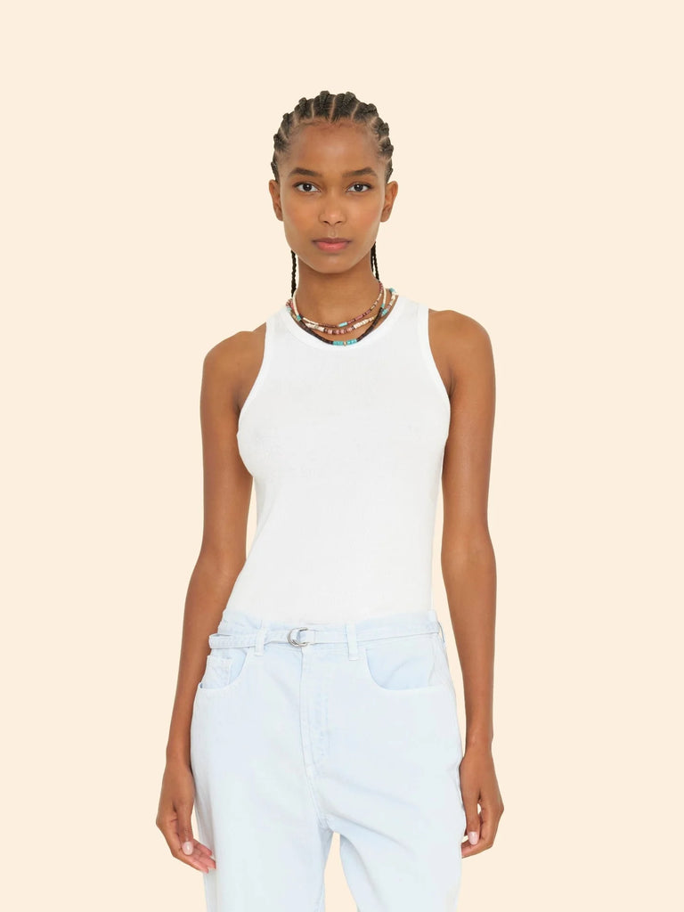 ARYNN Tank Top in White