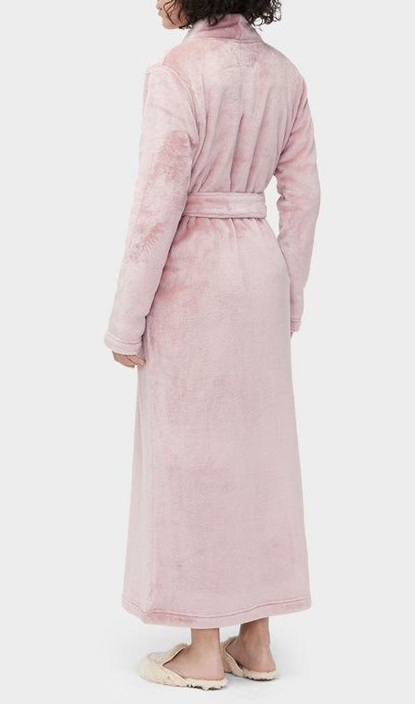 MARLOW Double-Face Fleece Robe in Dusk