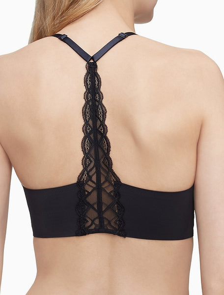 INVISIBLES Lace Lightly Lined Racerback Bralette in Black – Christina's  Luxuries