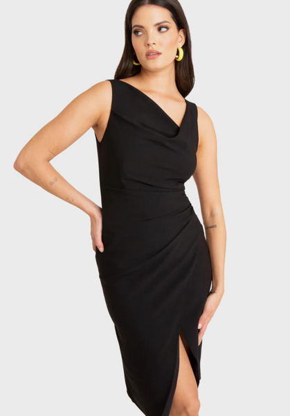 LEGEND Sheath Dress in Black