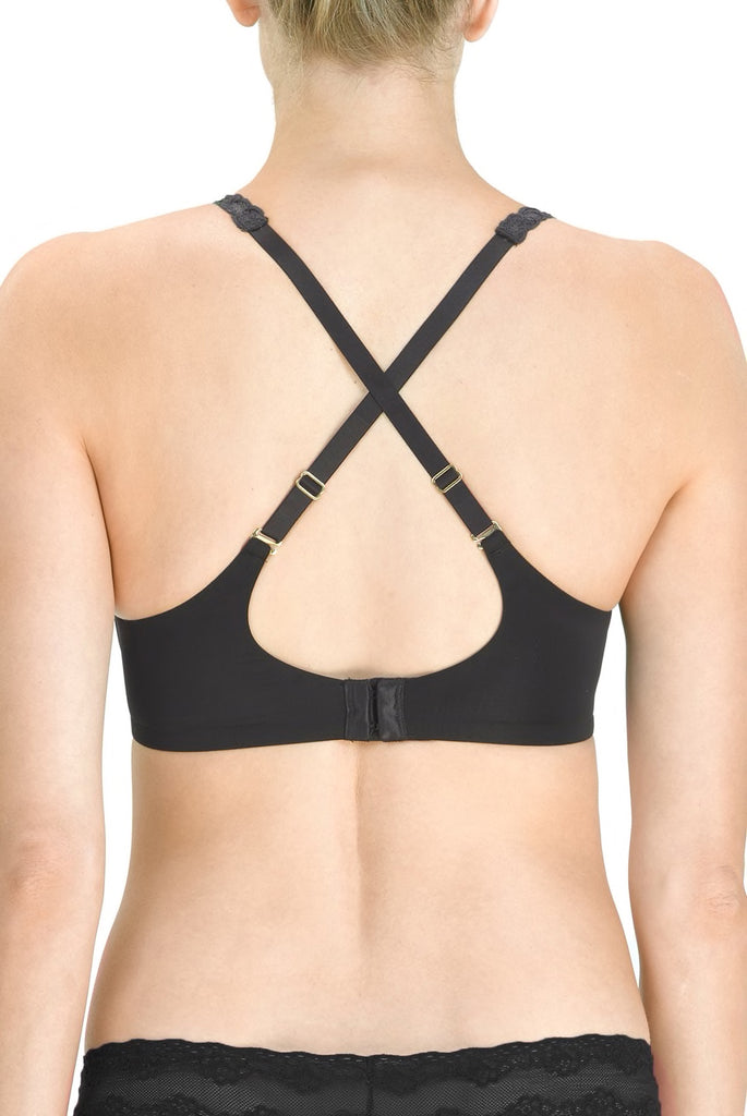 PURE LUXE Convertible Soft Cup Bra in Black