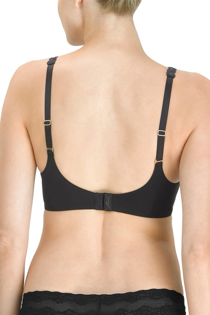 PURE LUXE Convertible Soft Cup Bra in Black