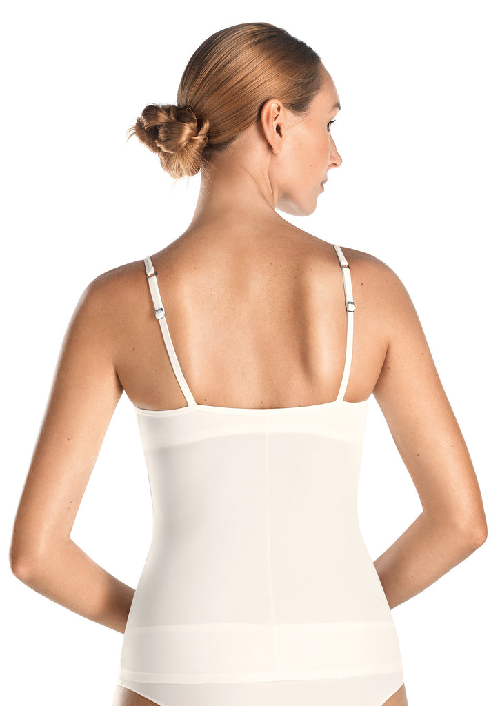 ALLURE Padded Underwire Bra Cami in Off White