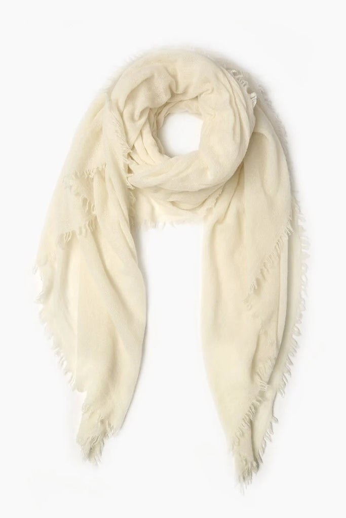 Cashmere Scarf in White