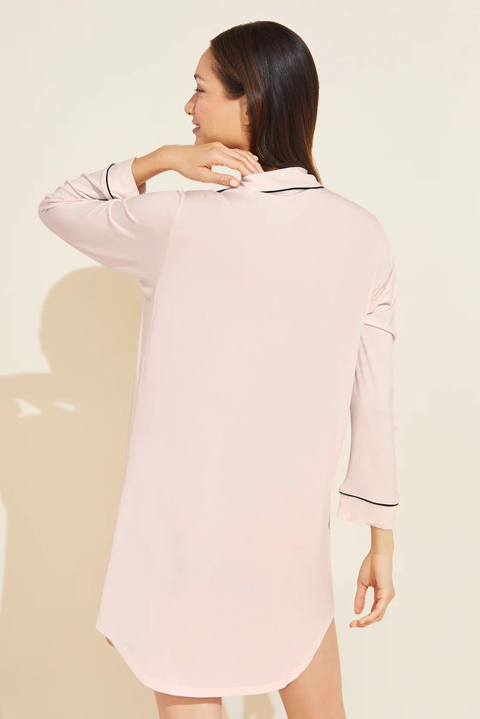 GISELE Sleepshirt in Sorbet/Black