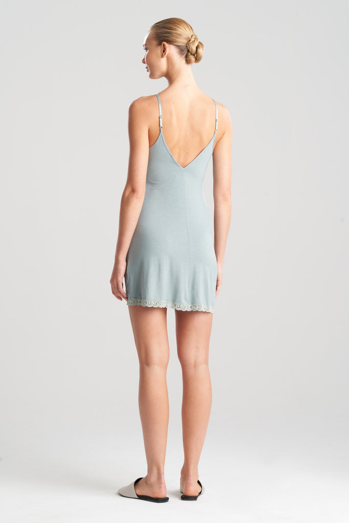 FEATHERS Essentials Chemise in Eucalyptus Green